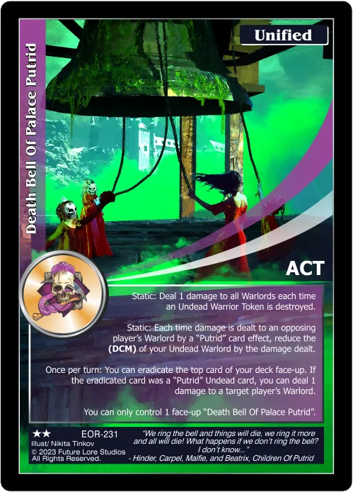 Death Bell Of Palace Putrid (Uncommon) EOR-231