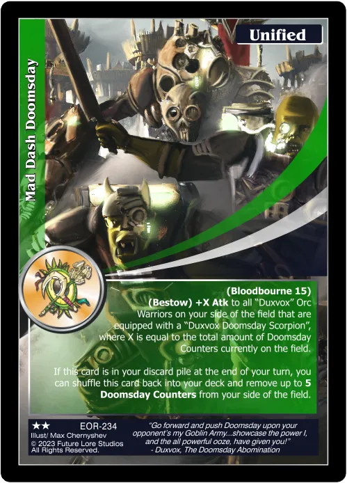 Mad Dash Doomsday (Uncommon) EOR-234