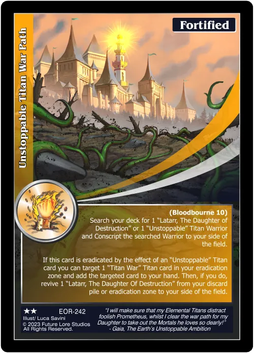 Unstoppable Titan War Path (Uncommon) EOR-242