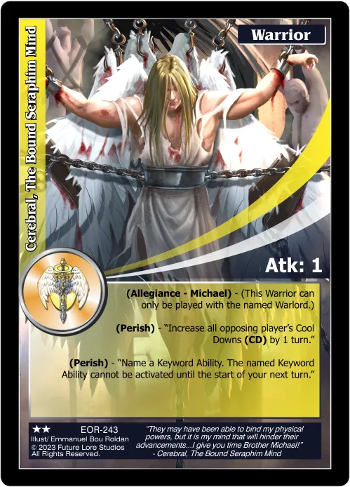 Cerebral, The Bound Seraphim Mind (Uncommon) EOR-243