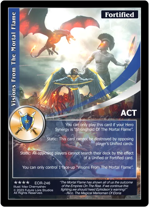 Visions From The Mortal Flame (Renown) EOR-246