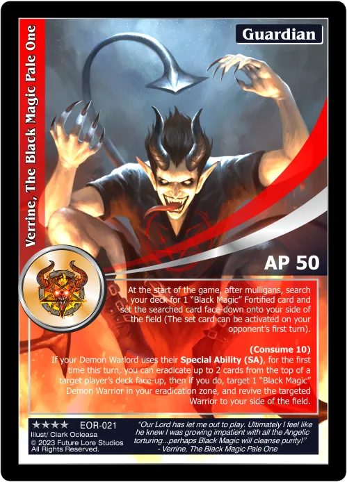Verrine, The Black Magic Pale One (Renown) EOR-021