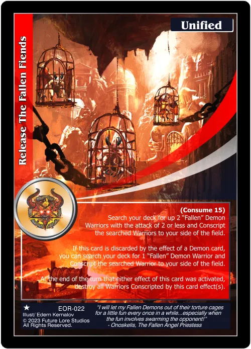 Release The Fallen Fiends (Common) EOR-022