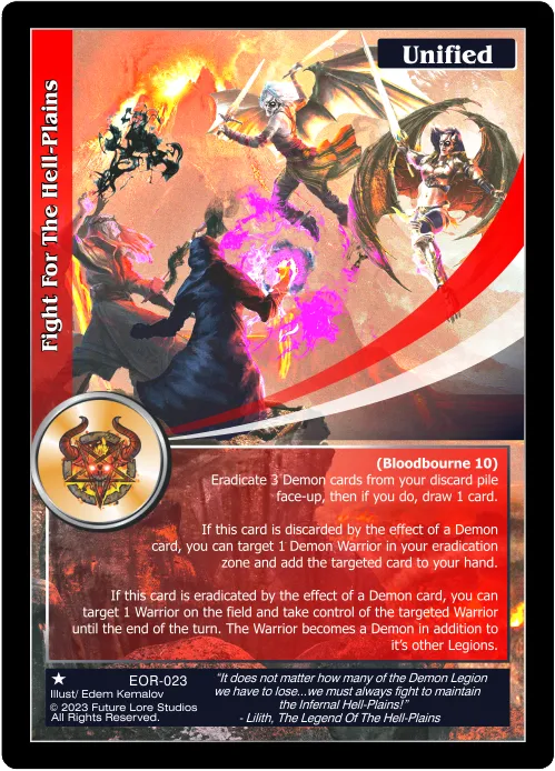 Fight For The Hell-Plains (Common) EOR-023