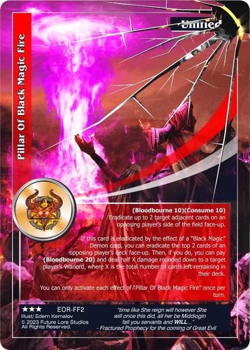 Pillar of Black magic fire (Rare) EOR-FF2