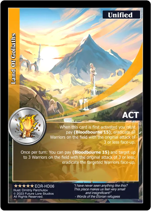 Land Of Goliaths (Exalted) EOR-HD06