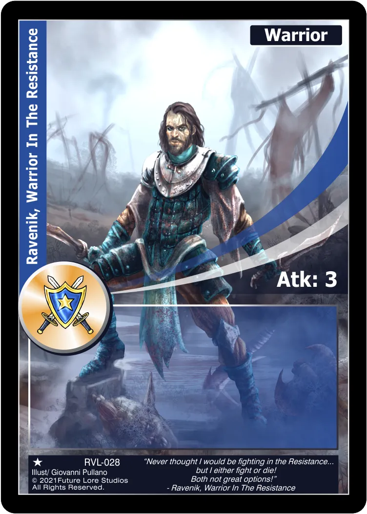 Ravenik, Warrior In The Resistance (Common) RVL-028