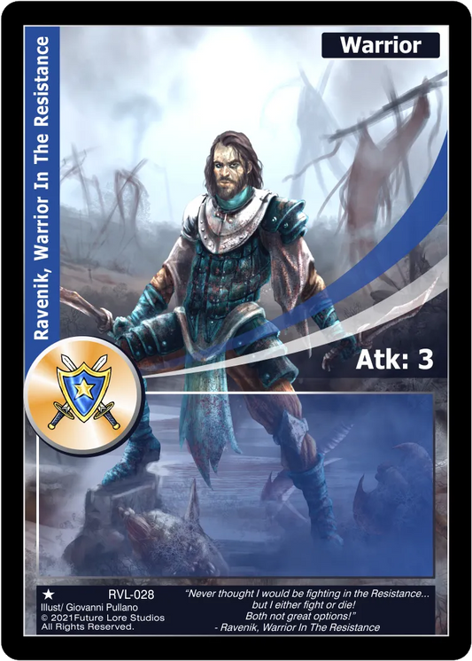 Ravenik, Warrior In The Resistance (Common) RVL-028