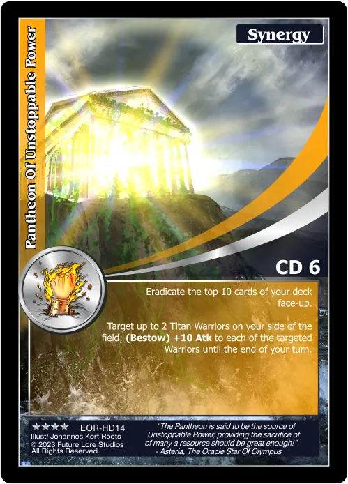 Pantheon Of Unstoppable Power (Renown) EOR-HD14