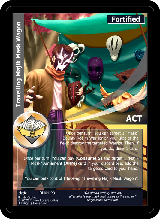 Travelling Majik Mask Wagon (Uncommon) BH01-28
