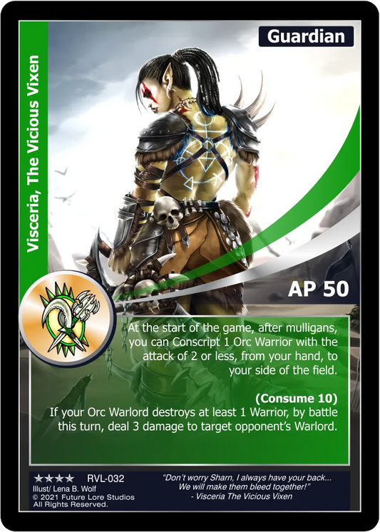 Visceria, The Vicious Vixen (Renown) RVL-032