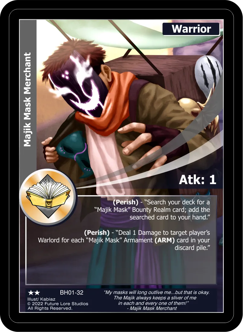 Majik Mask Merchant (Uncommon) BH01-32
