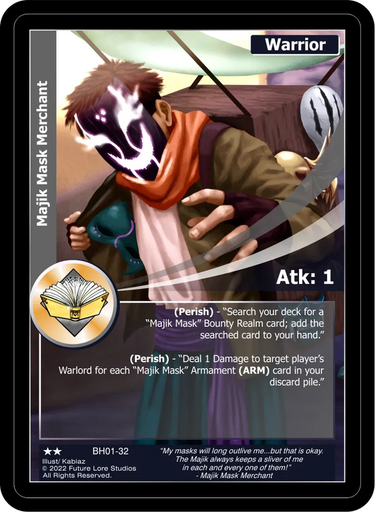 Majik Mask Merchant (Uncommon) BH01-32