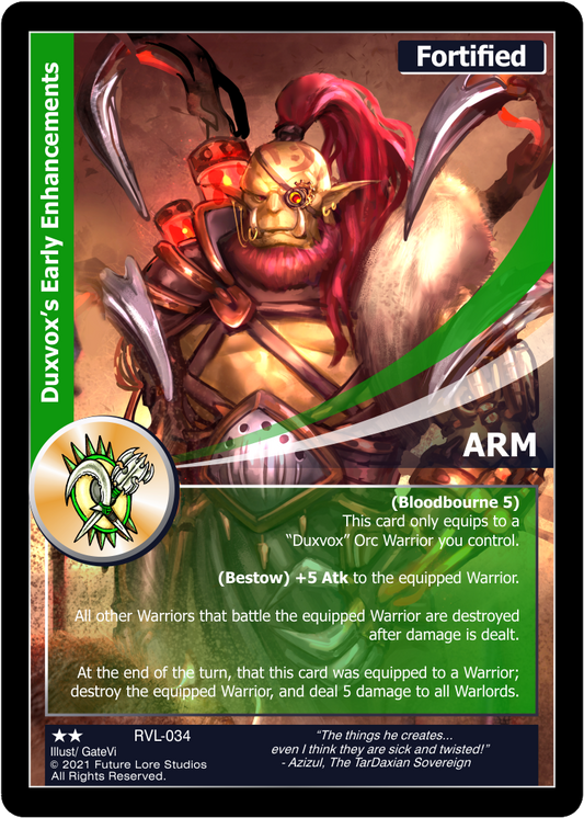 Duxvox's Early Enhancements (Uncommon) RVL-034