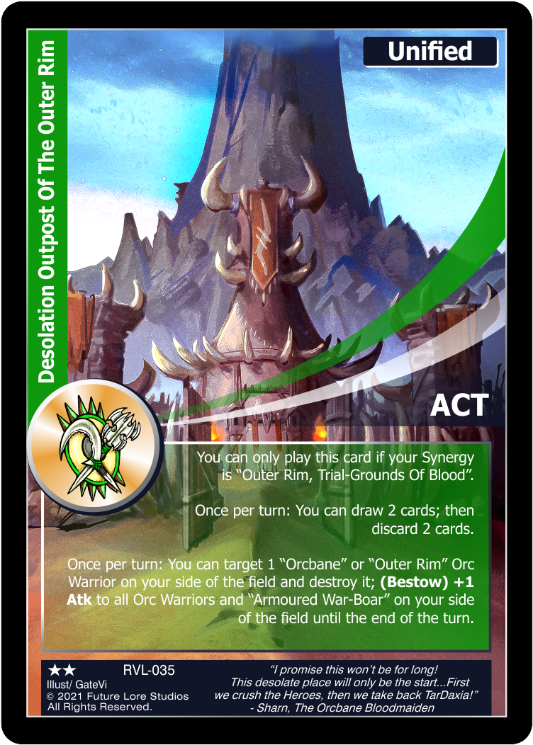 Desolation Outpost Of The Outer Rim (Uncommon) RVL-035