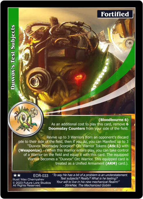 Duxvox's Test Subjects (Uncommon) EOR-033