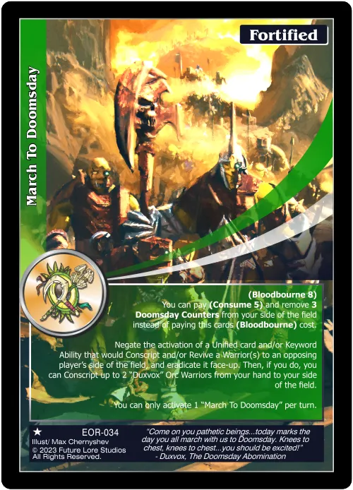 March To Doomsday (Common) EOR-034