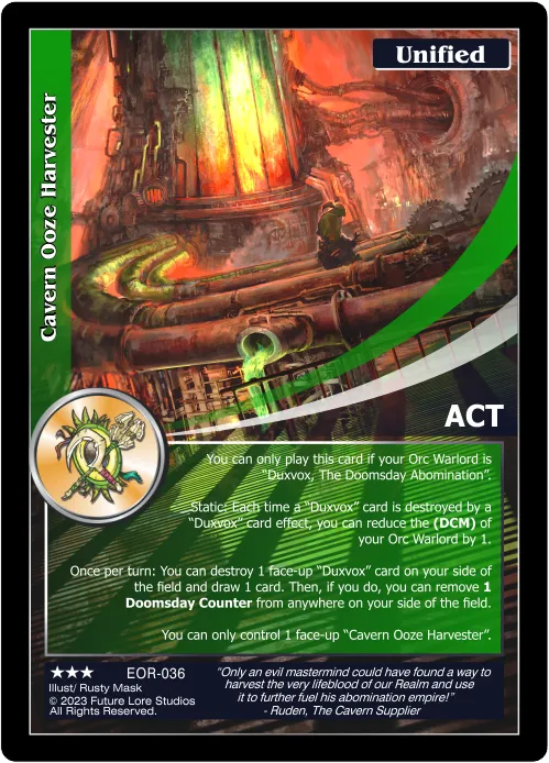 Cavern Ooze Harvester (Rare) EOR-036