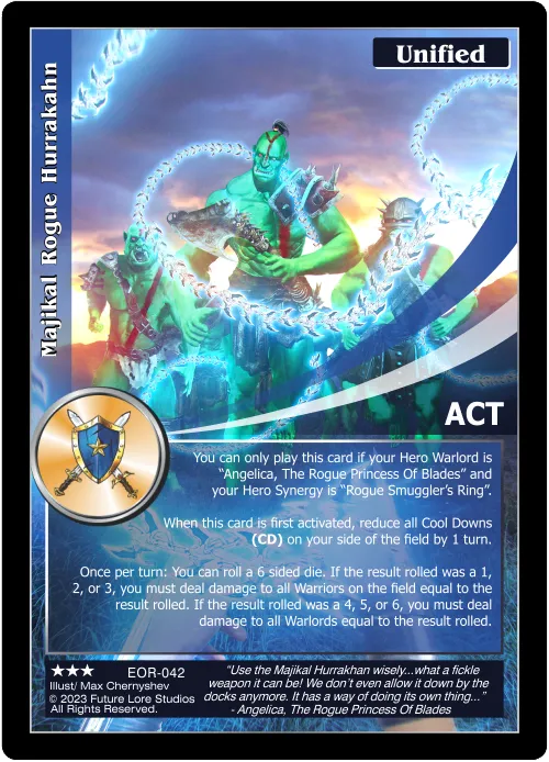 Majikal Rogue Hurrakahn (Rare) EOR-042