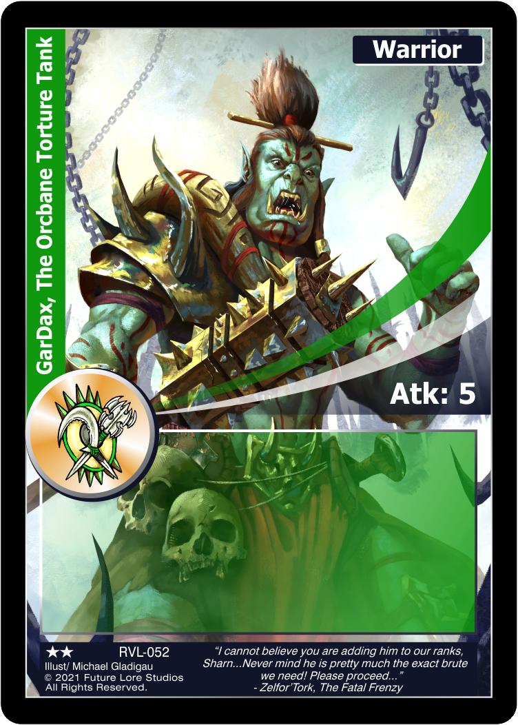 GarDax, The Orcbane Torture Tank (Uncommon) RVL-052