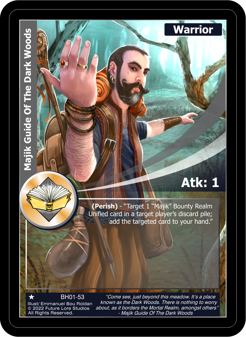 Majik Guide Of The Dark Woods (Common) BH01-53