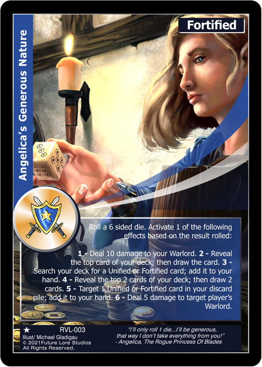 Angelica's Generous Nature (Common) RVL-003