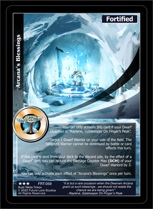 Arcana's Blessings (Rare) FRT-059