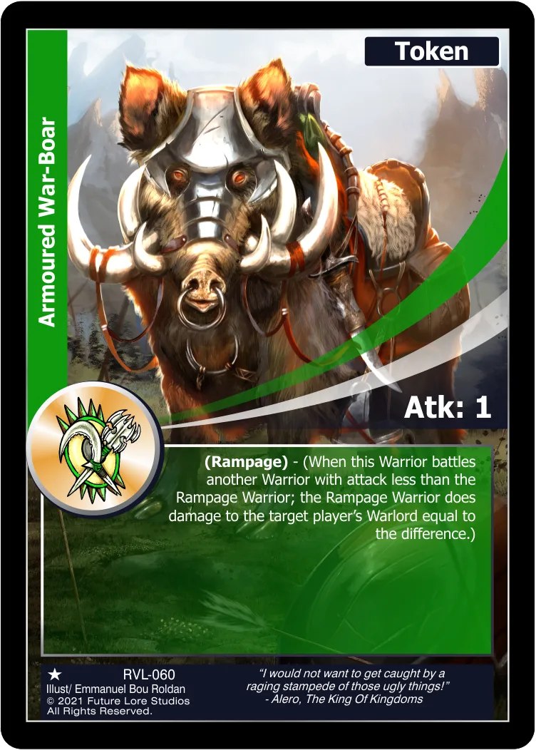 Armoured War-Boar (Common) RVL-060
