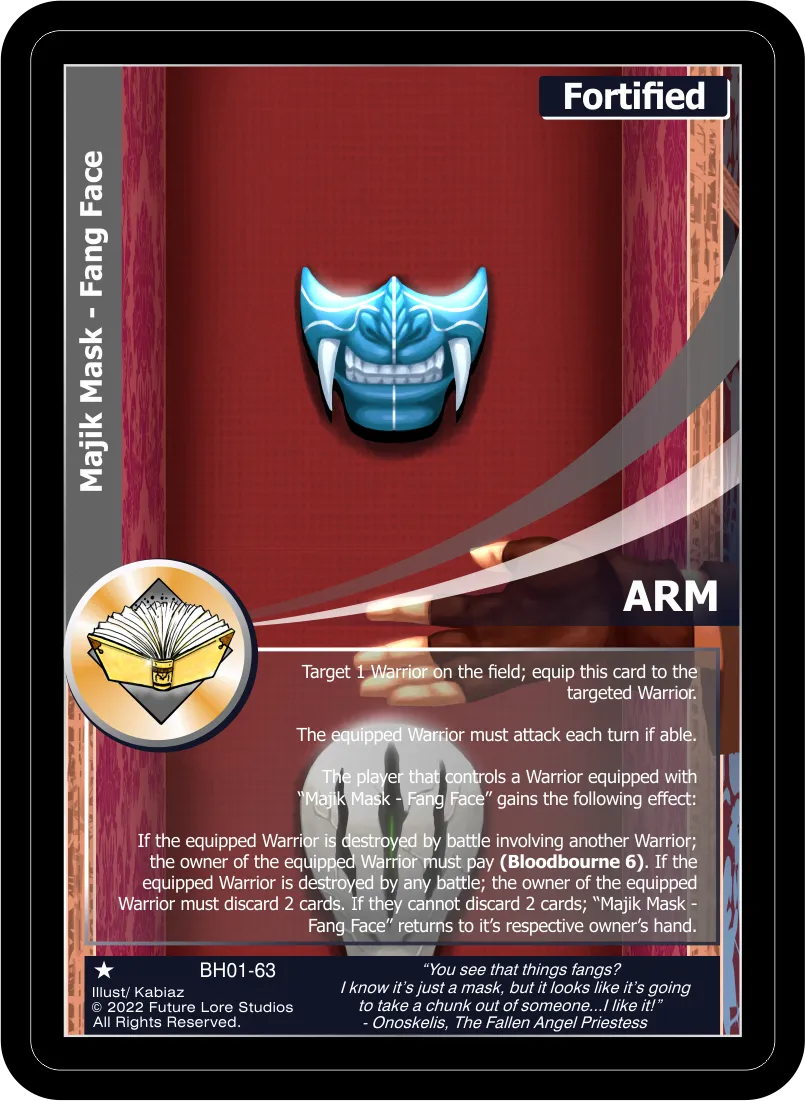 Majik Mask - Fang Face (Common) BH01-63