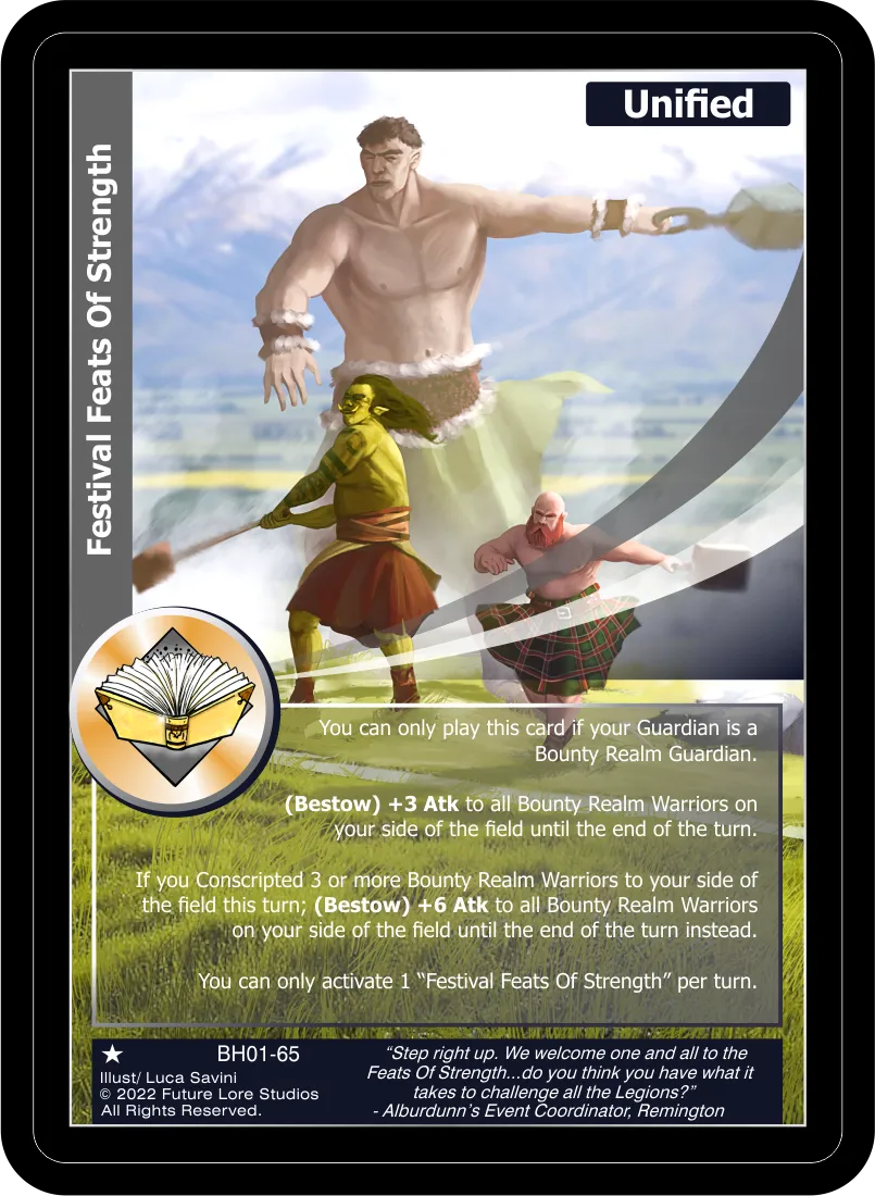 Festival Feats Of Strength (Common) BH01-65