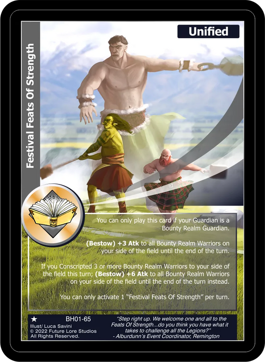 Festival Feats Of Strength (Common) BH01-65