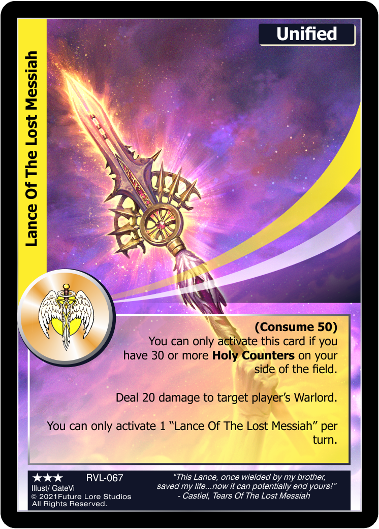 Lance Of The Lost Messiah (Rare) RVL-067