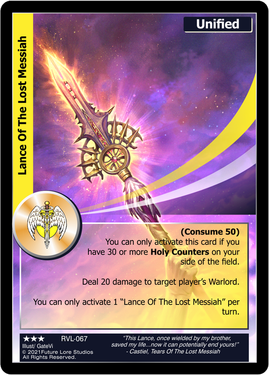 Lance Of The Lost Messiah (Rare) RVL-067