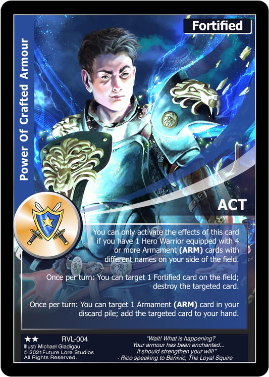 Power Of Crafted Armour (Uncommon) RVL-004