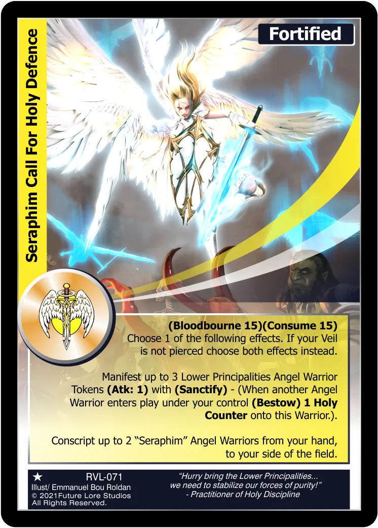 Seraphim Call For Holy Defence (Common) RVL-071