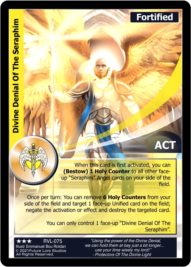 Divine Denial Of The Seraphim (Rare) RVL-075