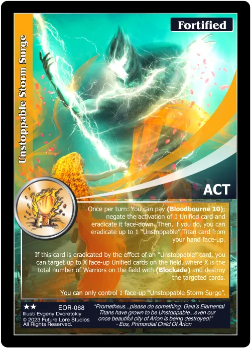 Unstoppable Storm Surge (Uncommon) EOR-068