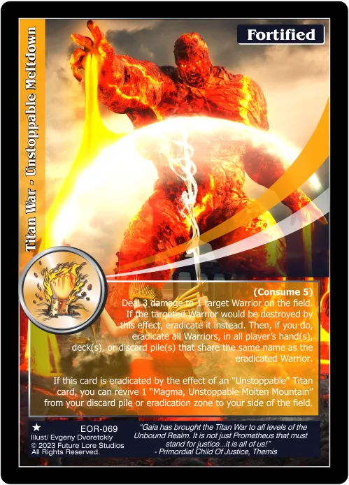 Titan War - Unstoppable Meltdown (Common) EOR-069
