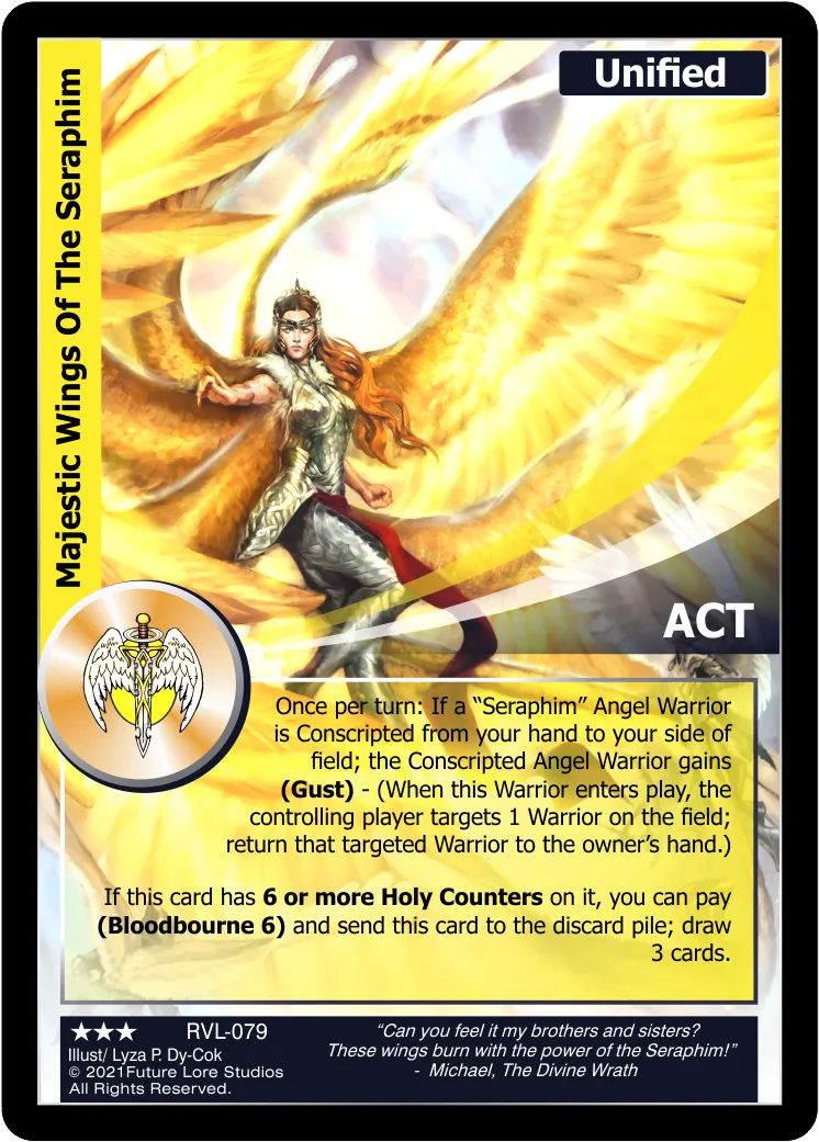 Magestic Wings Of The Seraphim (Rare) RVL-079