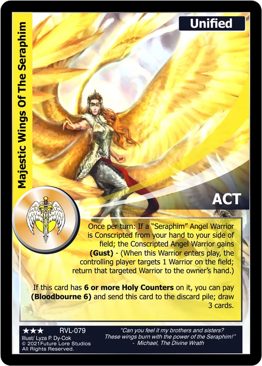 Magestic Wings Of The Seraphim (Rare) RVL-079