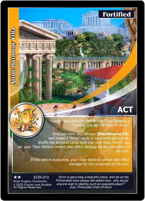 Arion Harmony Villa (Uncommon) EOR-073