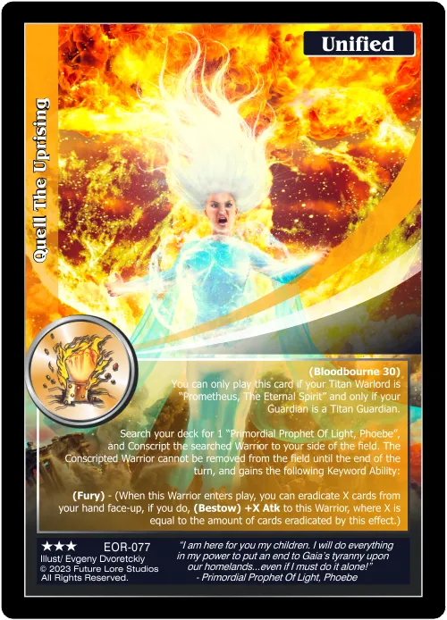 Quell The Uprising (Rare) EOR-077