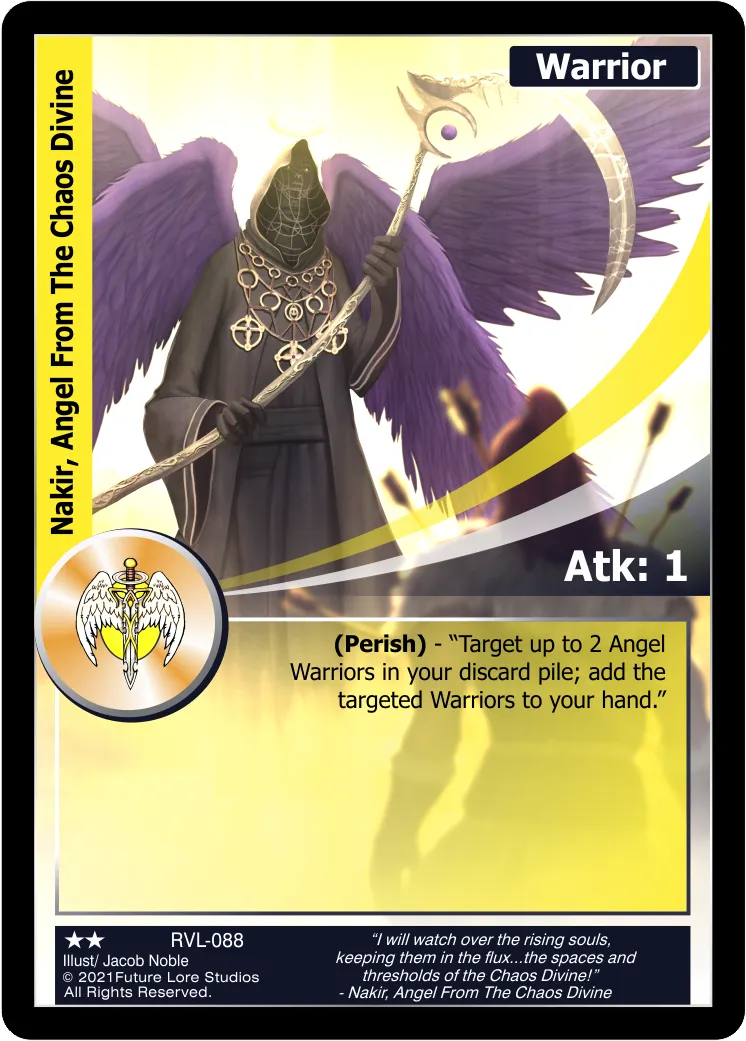 Nakir, Angel From The Chaos Divine (Uncommon) RVL-088