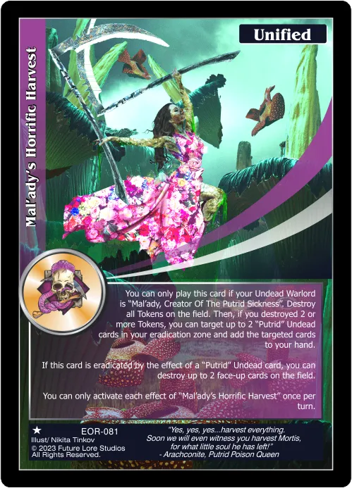 Mal'ady's Horrific Harvest (Common) EOR-081