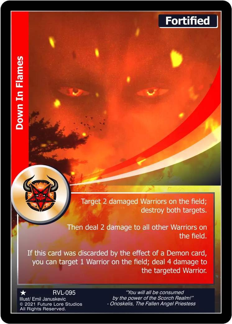 Down In Flames (Common) RVL-095