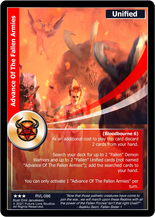 Advance Of The Fallen Armies (Rare) RVL-096