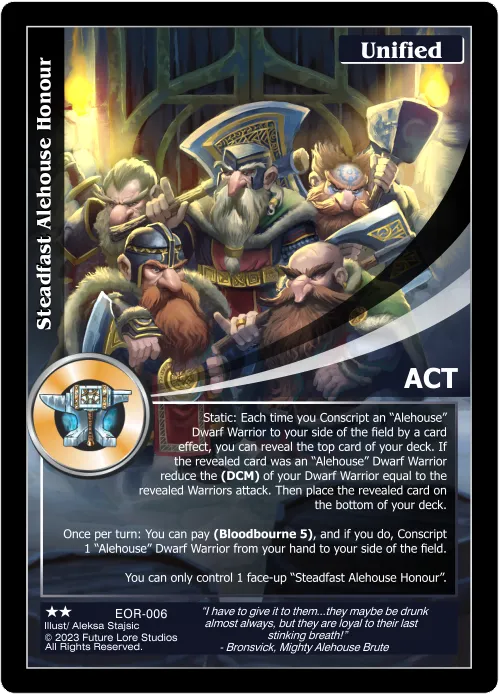 Steadfast Alehouse Honour (Uncommon) EOR-006